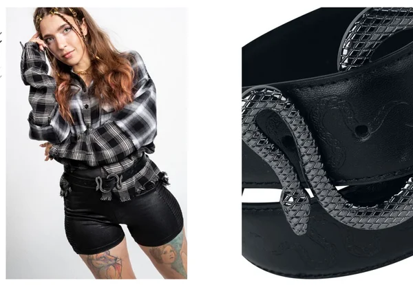 Black Premium by EMP – Celtic Snake Gürtel (EMP)