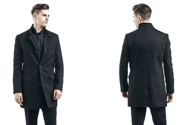 Black Premium by EMP – Coat einreihig Kurzmantel