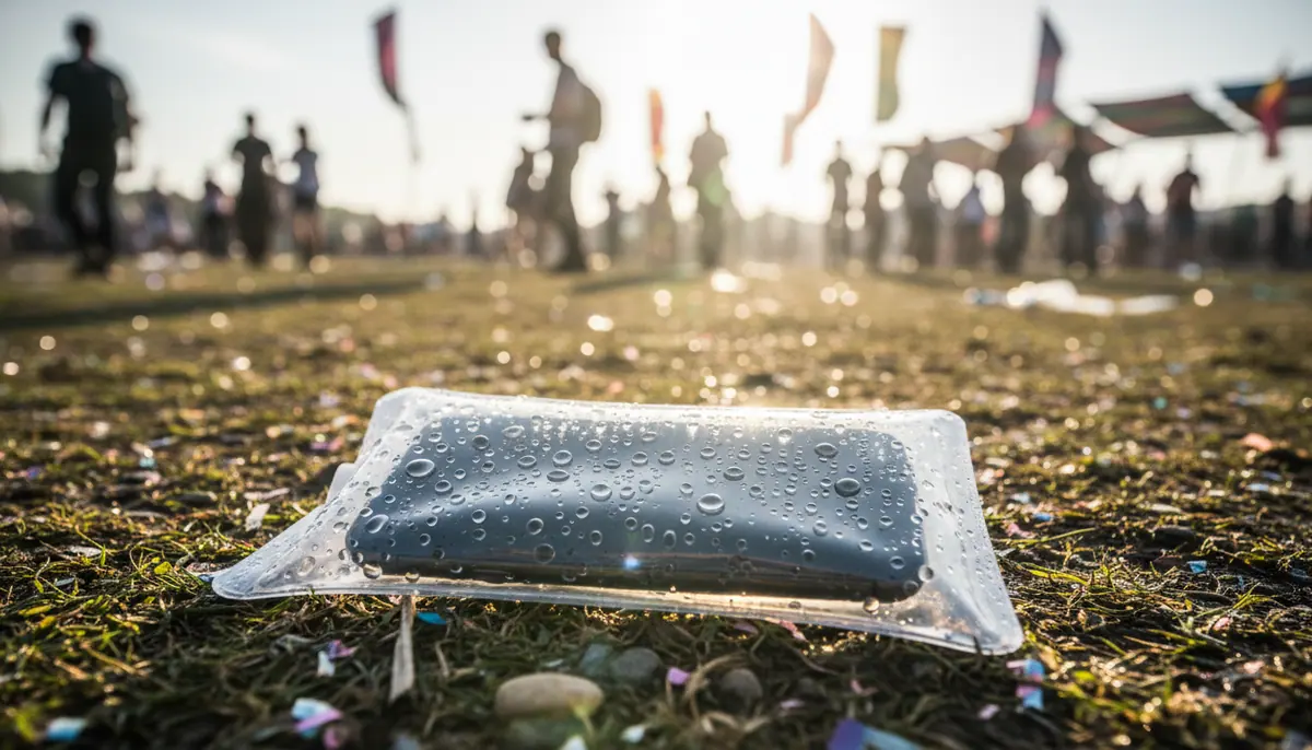 Wasserdichte Handyhülle Festival 2026: Handy retten