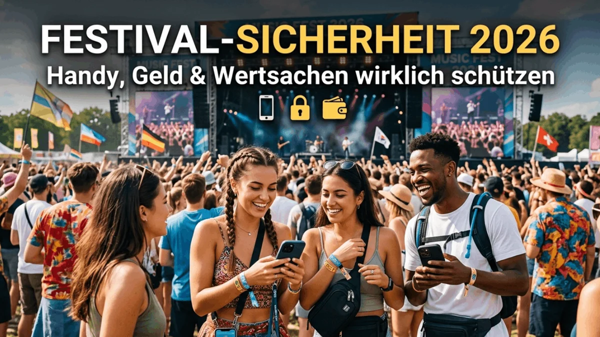Festival-Sicherheit 2026: Handy, Geld & Wertsachen wirklich schützen