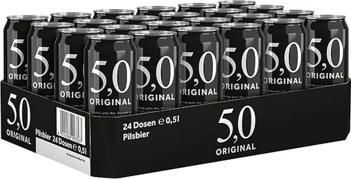 5,0 Original Pils – 24er Dosentray (24×0,5l)