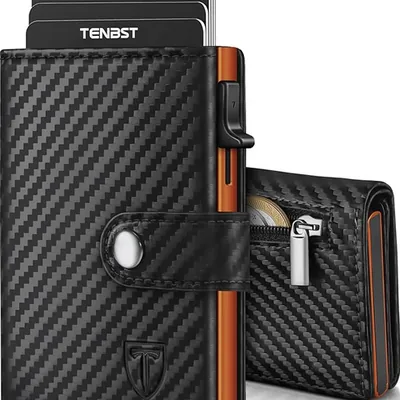 TENBST Geldbörse Herren – RFID Slim Wallet