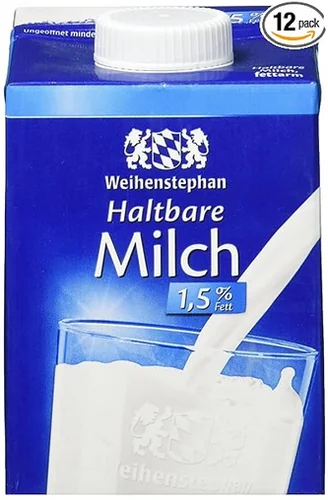 Weihenstephan Haltbare Milch 1,5% – 12er Pack (12×500ml)