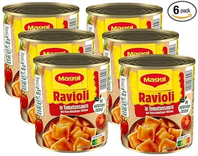 MAGGI Ravioli in Tomatensauce – 6er Pack (6×800g)