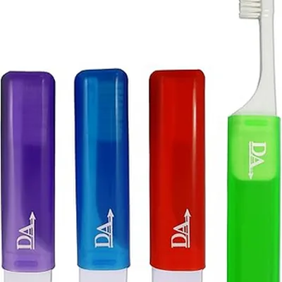 Dental Aesthetics Reise-Zahnbürsten Set – 4 Stück