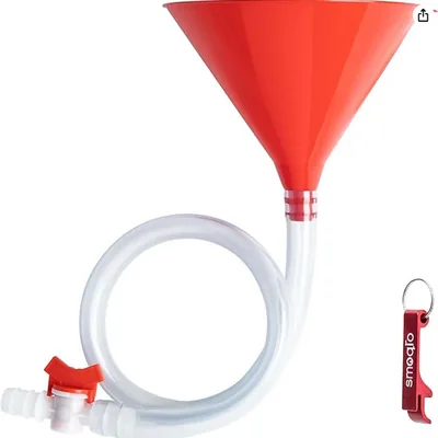 Trichter mit Schlauch & Ventil