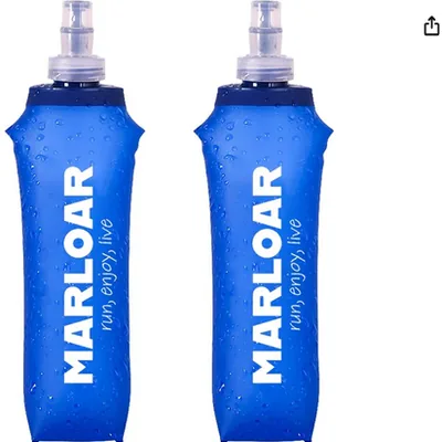 Faltbare Silikon-Trinkflasche 500ml – 2er Set