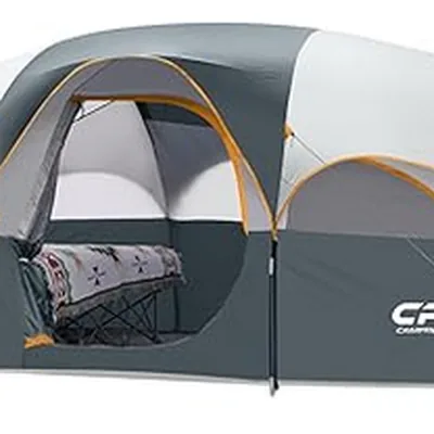 CAMPROS CP Zelt 8 Personen – Wetterbeständiges Familienzelt